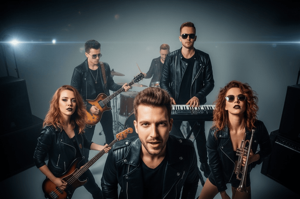 Pixel Panthers studio portrait