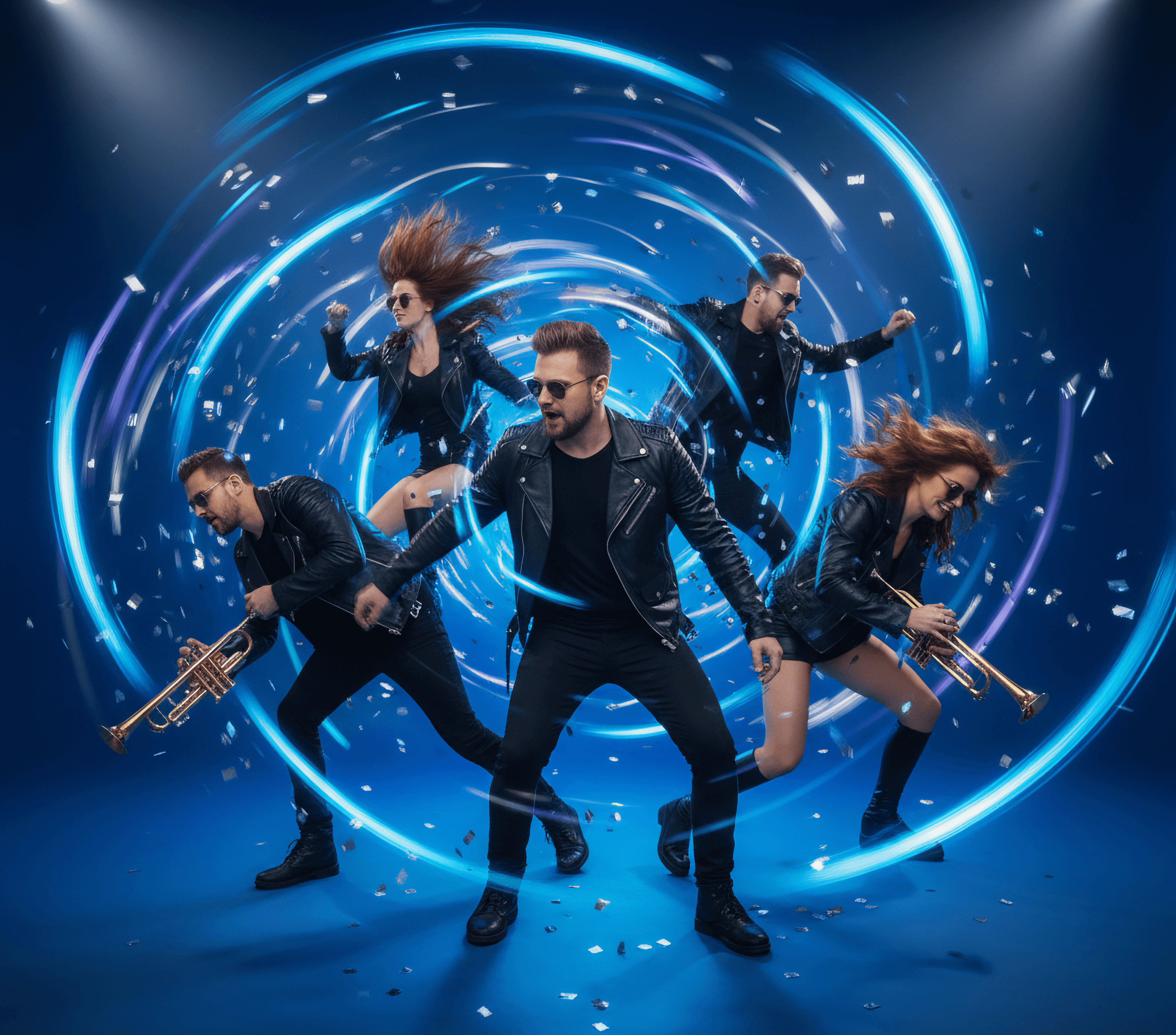 Pixel Panthers album artwork for Spinning Blue